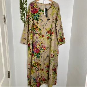 Zanzea XXXL Cotton Floral Maxi Dress